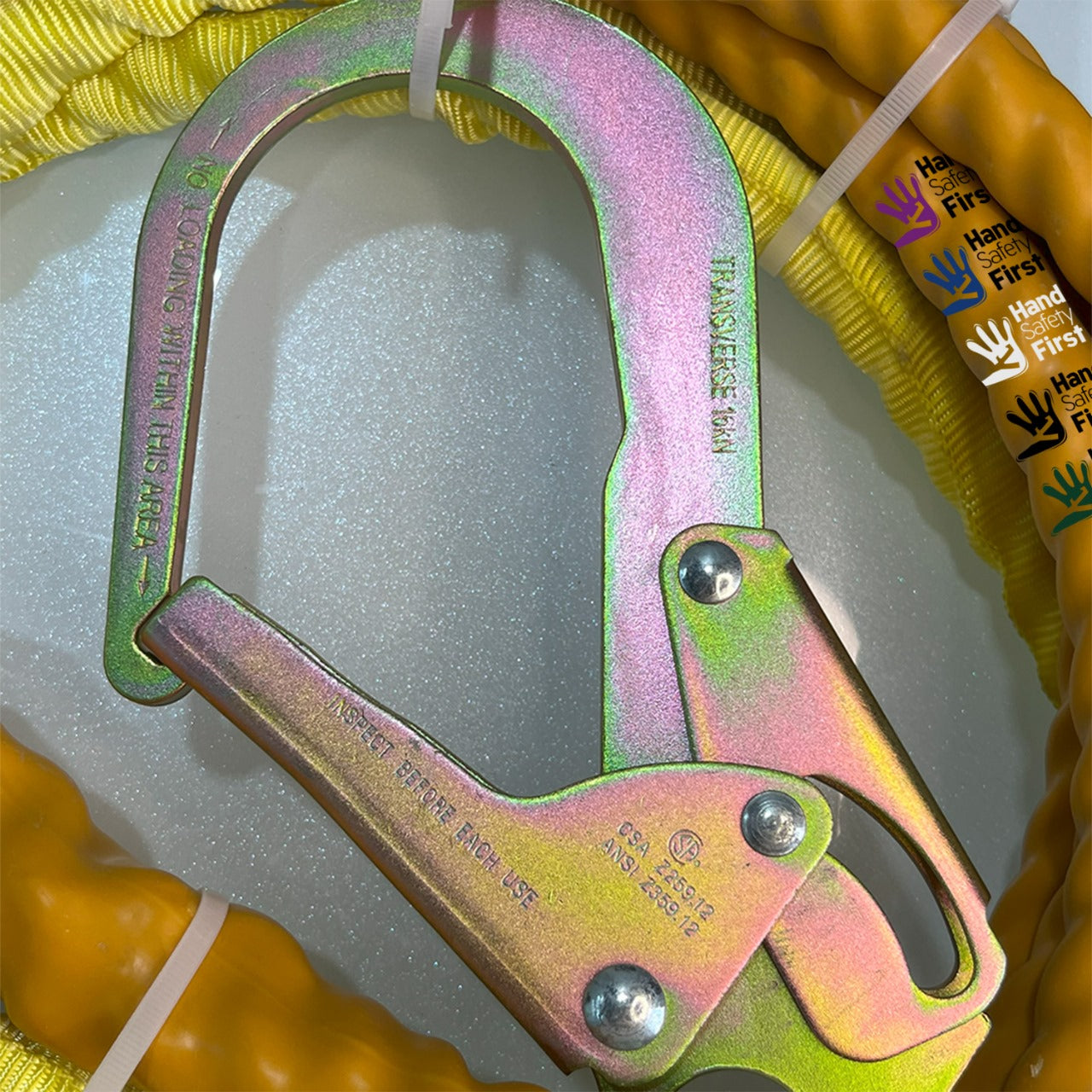 HSF LoadGrab No Swing Tagline- Taglines- Hand Safety First- Hand Safety Tools