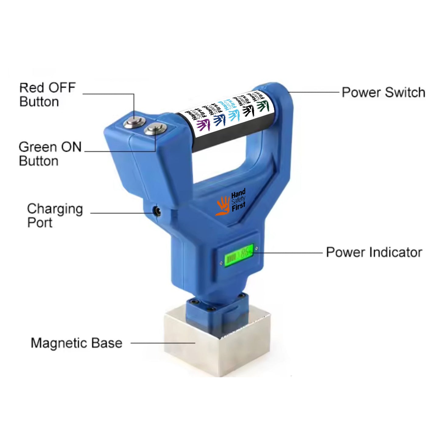 HSF LoadGrab Electromagnet Lifter (Short and Long) - Hand Safety First - Hand Safety Tools