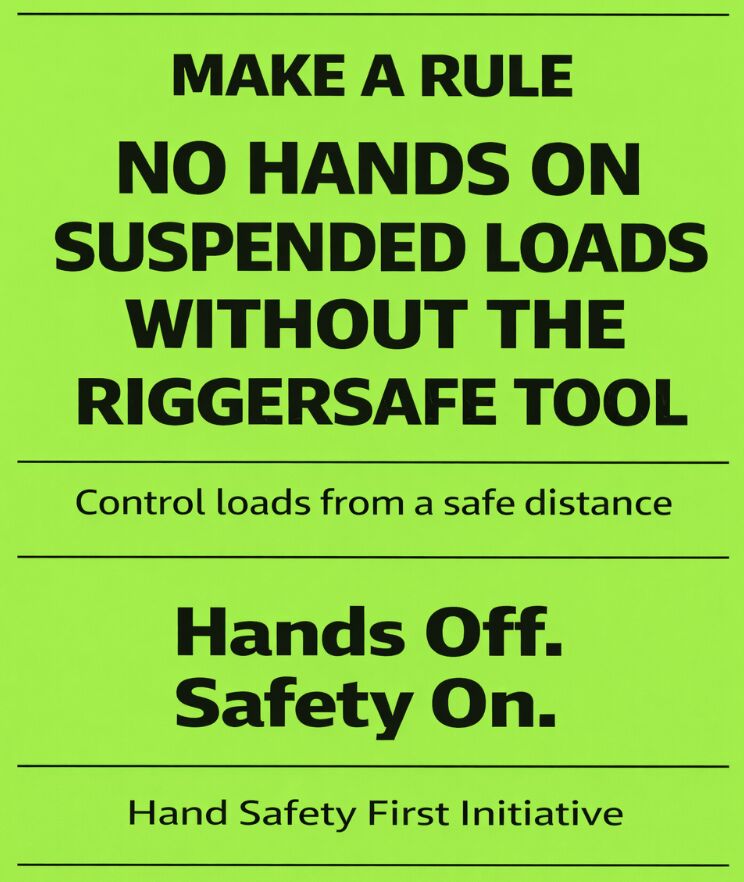 No Hands on Suspended Loads: A Simple Rule That Can Prevent Serious In ...