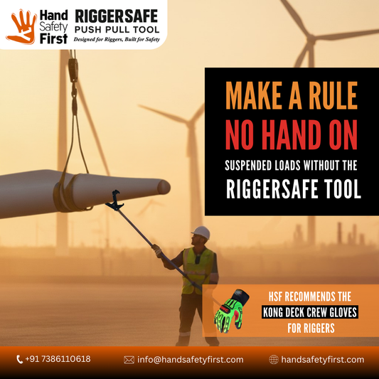 Hands-Free Rigging Safety in Wind Turbine Operations: Make a Rule — No Hand on Suspended Loads Without the RiggerSafe Tool