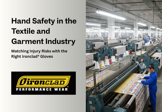 Industrial Safety Gloves for the Textile & Garment Industry: Protecting Hands Across Every Process