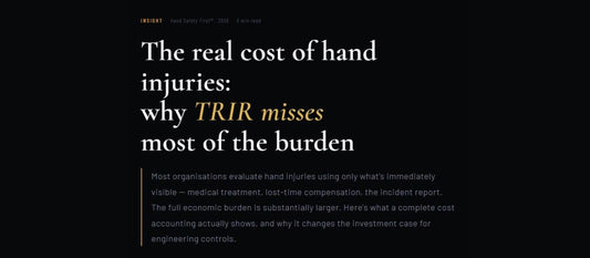 The Real Cost of Hand Injuries | Why TRIR Misses Workplace Injury Burden