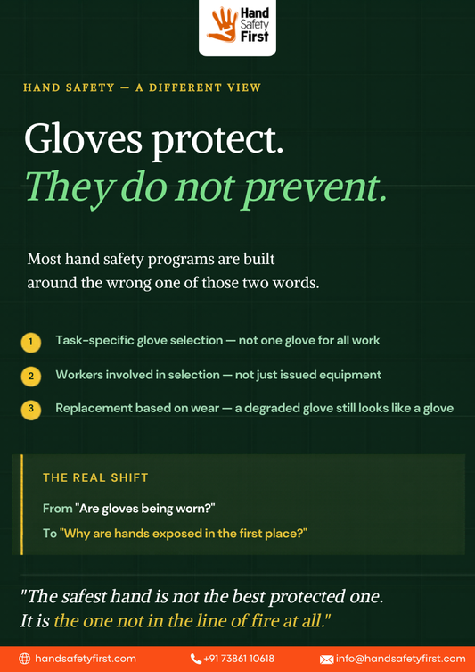 Gloves Protect — But They Don’t Prevent: Rethinking Hand Safety in Industrial Workplaces