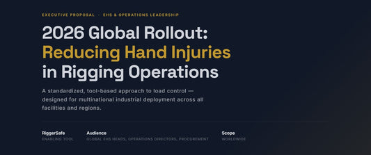 Hands-Off Rigging Standard 2026: Reduce Hand Injuries in Load Positioning with RiggerSafe Tools