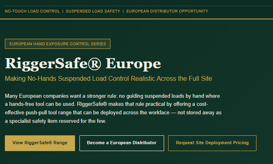 RiggerSafe® Europe: Why Push Pull Tools Europe Are Transforming Suspended Load Safety
