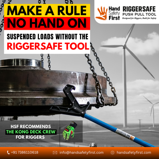 No Hands on Suspended Loads: A Mandatory Safety Rule for Wind Turbine Rigging