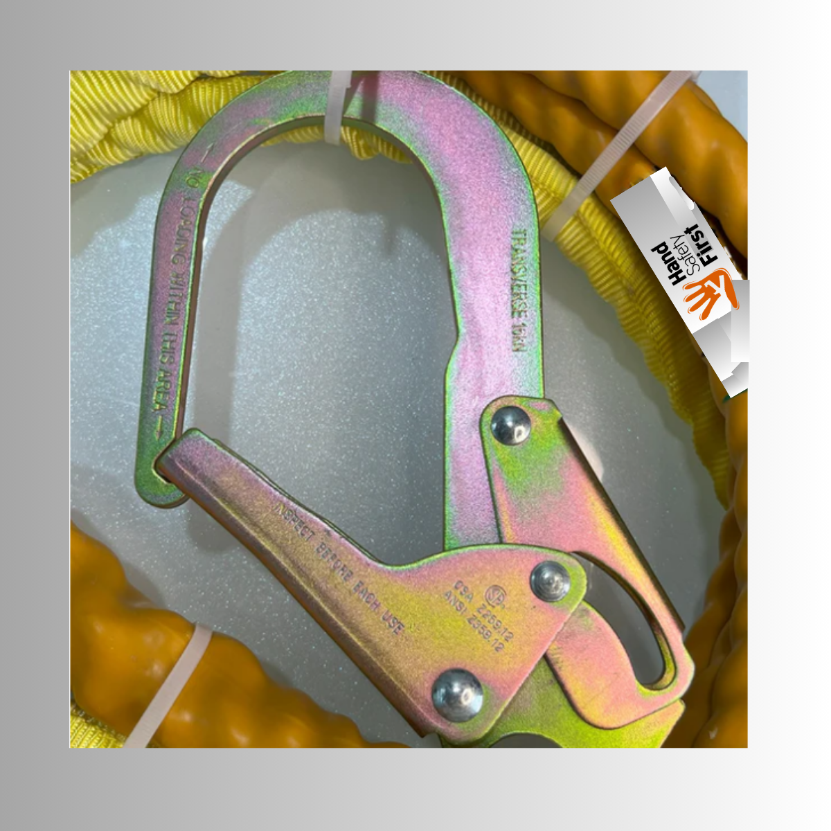 HSF LoadGrab No Swing Tagline- Taglines- Hand Safety First- Hand Safety Tools